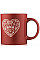 Чашка ARDESTO Heart, 320мл, кераміка, червоний