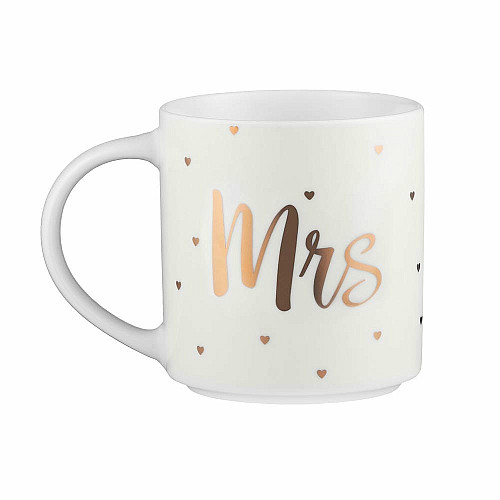Чашка ARDESTO Mrs, 280мл, порцеляна, білий