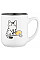Чашка ARDESTO Cat, 380мл, керамика, бело-серый