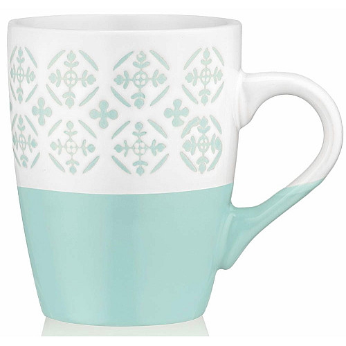 Чашка ARDESTO Ornament, 320мл, кераміка, блакитно-білий
