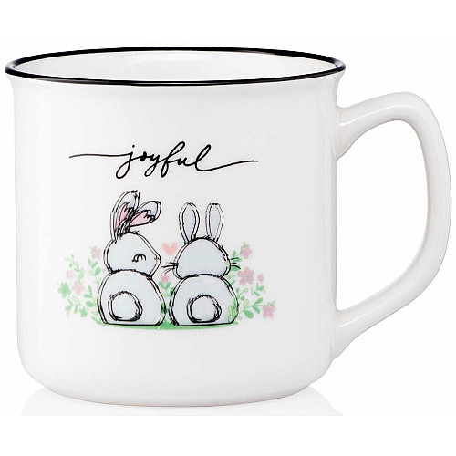 Чашка ARDESTO Joyful, 320мл, фарфор, белый
