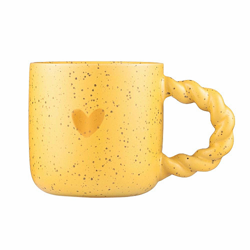 Чашка ARDESTO My heart, 300мл, кераміка, жовтий