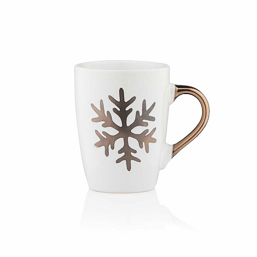Чашка ARDESTO Snowflake, 320мл, кераміка, в асортименті