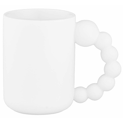 Чашка ARDESTO Bubbles, 500мл, фарфор, белый