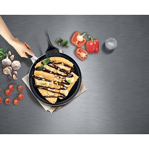 Сковорода для блинов Tefal XL Intense, 25см, алюминий, черный