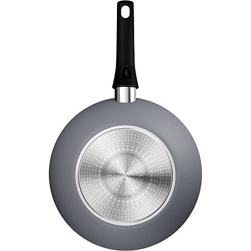 Сковорода ВОК Tefal Halo, 28см, алюміній, бакеліт, сірий