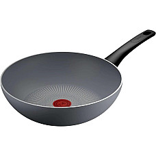 Сковорода ВОК Tefal Halo, 28см, алюминий, бакелит, серый