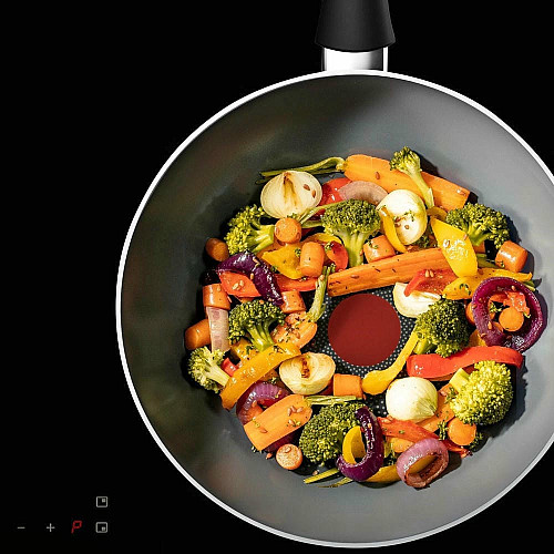 Сковорода ВОК Tefal Halo, 28см, алюміній, бакеліт, сірий