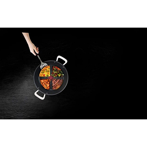 Сотейник з кришкою Tefal Unlimited, 26см, 2.5л, алюміній,скло, чорний