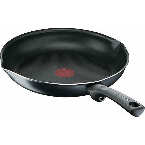 Сковорода с крышкой Tefal Day by Day, 24см, с крышкой, алюминий, бакелит, стекло, черный