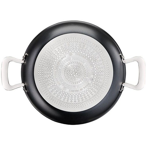 Сотейник з кришкою Tefal Unlimited, 26см, 2.5л, алюміній,скло, чорний