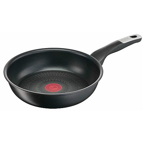 Сковорода Tefal Unlimited, 24см, алюминий, черный