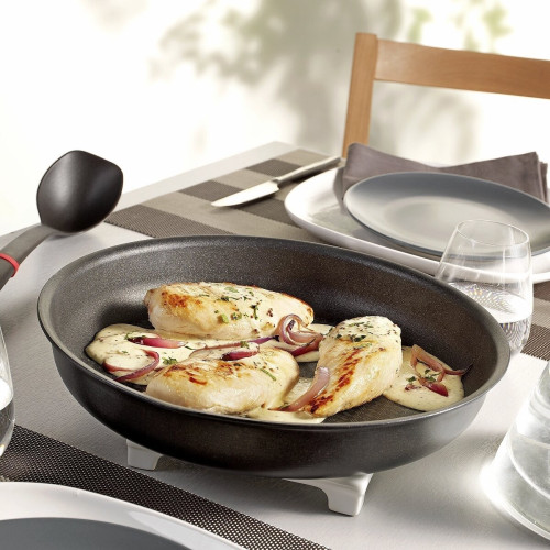 Набір посуду Tefal Ingenio Easy Cook & Clean, змінна ручка, 3предметів, алюміній, бакеліт, чорний