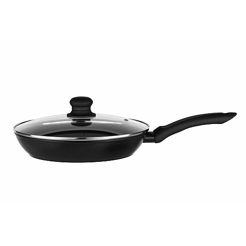 Сковорода с крышкой ARDESTO Gemini Gourmet Aosta, 26см, алюминий, черный