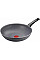 Сковорода ВОК Tefal Hard Stone,28см, алюміній, бакеліт, сірий