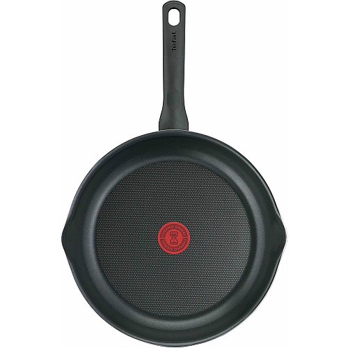 Сковорода с крышкой Tefal Day by Day, 24см, с крышкой, алюминий, бакелит, стекло, черный