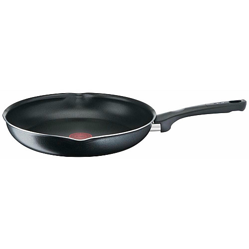 Сковорода с крышкой Tefal Day by Day, 28см, с крышкой, алюминий, бакелит, стекло, черный