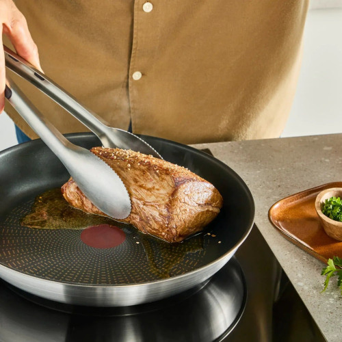 Сковорода Tefal Emotion+, 18см, нержавіюча сталь, бакеліт, чорний