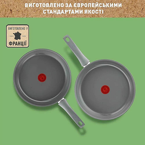 Сковорода для млинців Tefal Renewal, 25см, алюміній, бакеліт, сірий