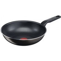 Сковорода ВОК Tefal XL Intense, 28см, алюминий, черный