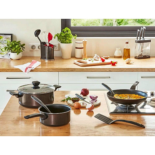 Сковорода Tefal Simply Clean, 26см, алюминий, бакелит, черный