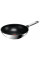 Сковорода ВОК  Tefal Emotion+, 28см, нержавіюча сталь, бакеліт, чорний