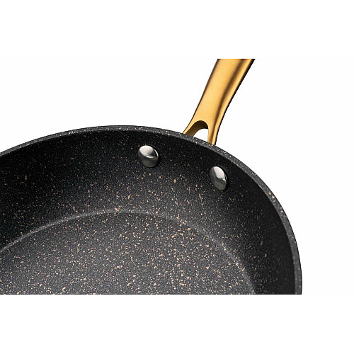 Сковорода ARDESTO Black Mars Sparkle, 24см, алюміній, чорний