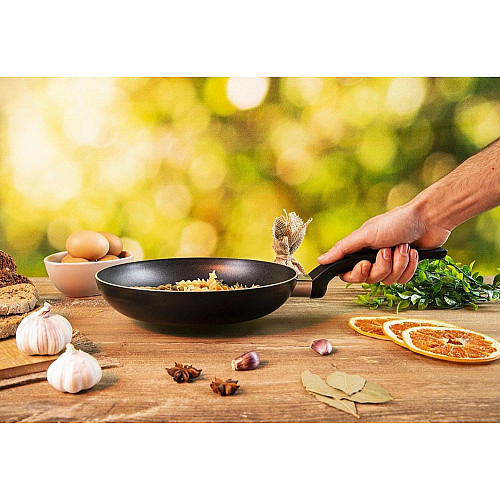 Сковорода Tefal Simply Clean, 28см, алюміній, бакеліт, чорний