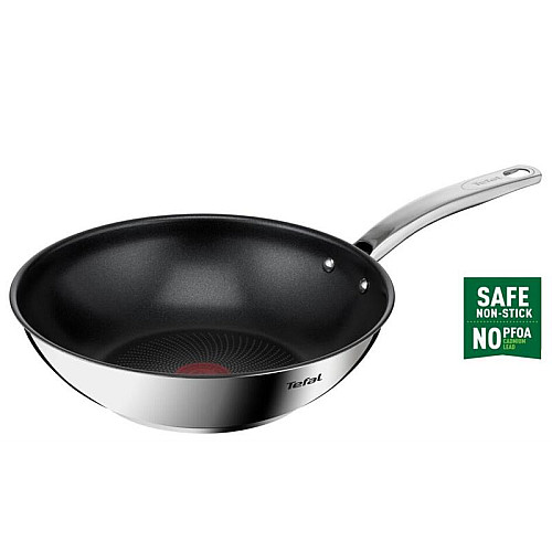 Сковорода ВОК Tefal Intuition, 28см , нержавіюча сталь