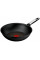 Сковорода ВОК Tefal Excellence Fusion,28см, алюміній, нержавіюча сталь, бакеліт, чорний