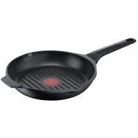 Сковорода гриль Tefal DELICIO, 26см, алюміній, бакеліт, чорний