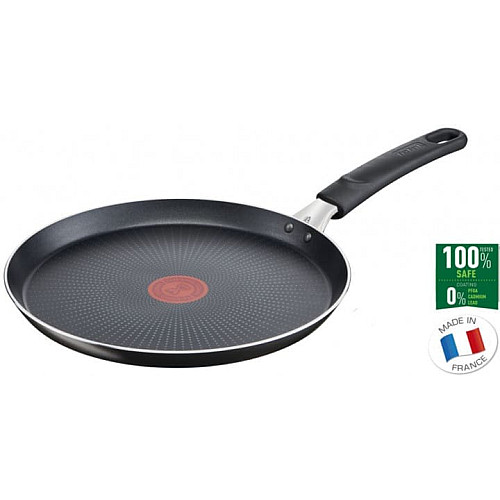 Сковорода для блинов Tefal XL Intense, 25см, алюминий, черный