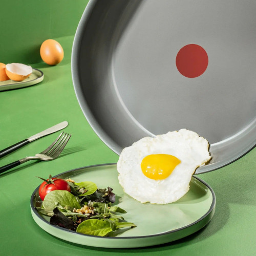 Сковорода Tefal Renew, 26см, алюміній, бакеліт, чорний
