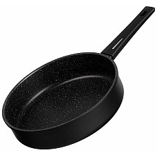 Сковорода глибока з кришкою ARDESTO Gemini Gourmet, 28см, алюміній, чорний