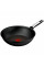 Сковорода ВОК Tefal Excellence Fusion,28см, алюміній, нержавіюча сталь, бакеліт, чорний