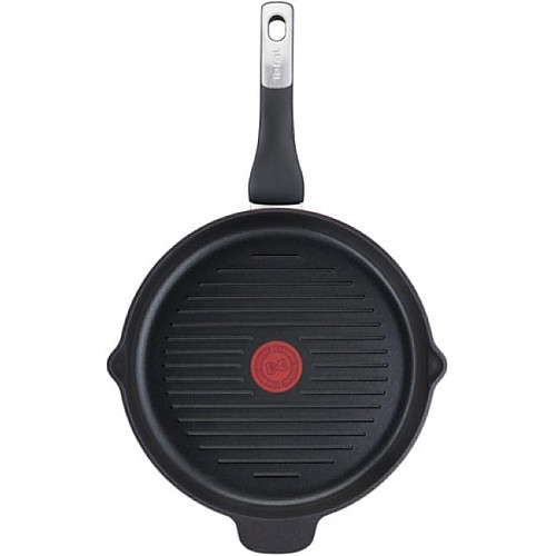 Сковорода гриль Tefal Unlimited, 26см, алюминий, черный