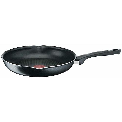 Сковорода с крышкой Tefal Day by Day, 20см, с крышкой, алюминий, бакелит, стекло, черный
