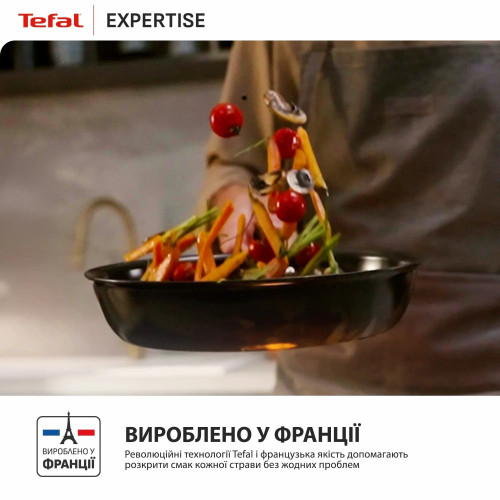 Сковорода Tefal Expertise, 20см, алюміній, бакеліт, чорний