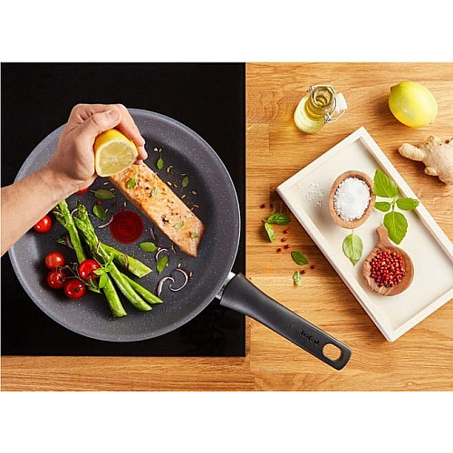 Сковорода Tefal Healthy Chef, 28см, алюминий, серый