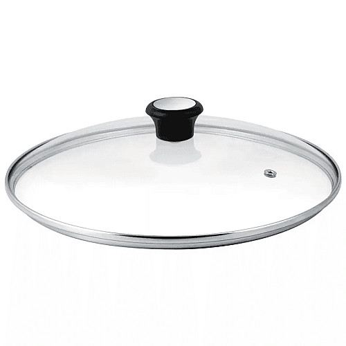Сковорода с крышкой Tefal Day by Day, 28см, с крышкой, алюминий, бакелит, стекло, черный