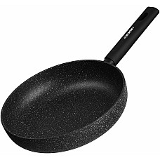 Сковорода глибока з кришкою ARDESTO Black Mars Alcor, 26см, алюміній, чорний