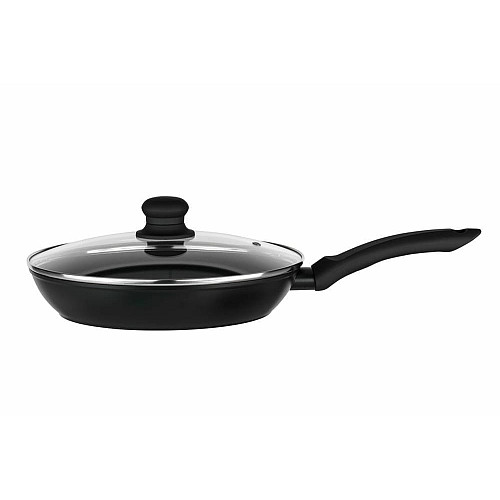 Сковорода с крышкой ARDESTO Gemini Gourmet Aosta, 24см, алюминий, черный