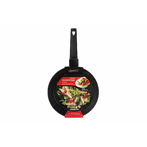 Сковорода ARDESTO Gemini Gourmet Spoleto, 28см, алюминий, черный
