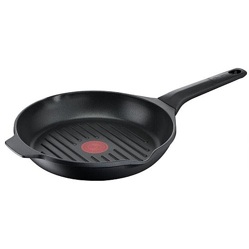 Сковорода гриль Tefal DELICIO, 26см, алюміній, бакеліт, чорний
