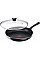 Сковорода с крышкой Tefal Day by Day, 24см, с крышкой, алюминий, бакелит, стекло, черный