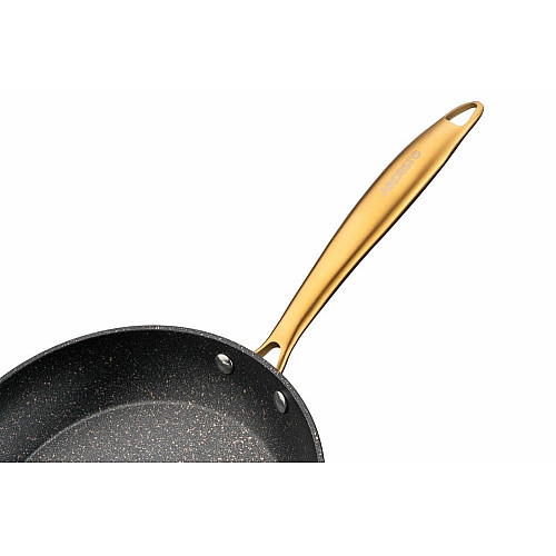 Сковорода ARDESTO Black Mars Sparkle, 24см, алюміній, чорний