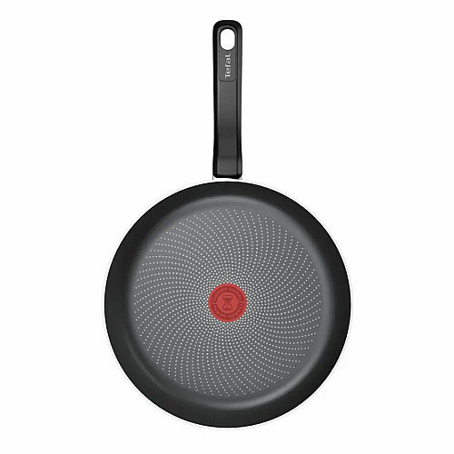 Сковорода з кришкою Tefal So' Light, 28см, алюміній, бакеліт, скло, чорний