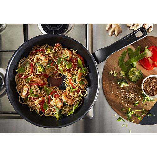 Сковорода Tefal XL Intense, 24см, алюміній, чорний