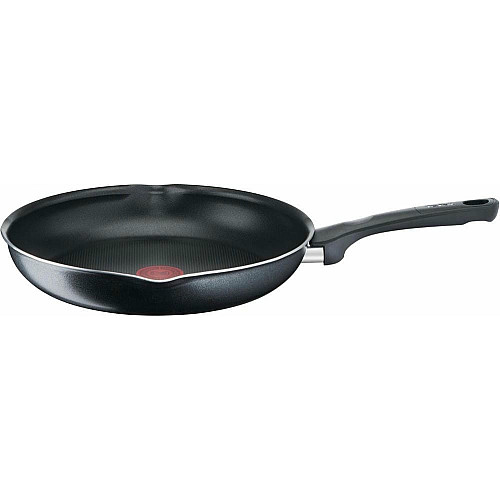 Сковорода с крышкой Tefal Day by Day, 24см, с крышкой, алюминий, бакелит, стекло, черный