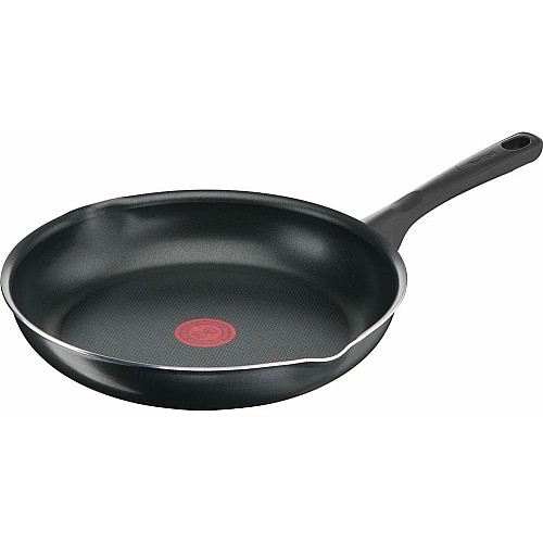 Сковорода с крышкой Tefal Day by Day, 24см, с крышкой, алюминий, бакелит, стекло, черный